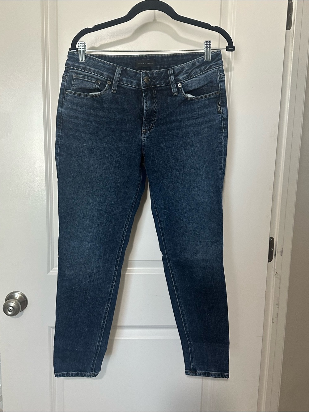 Silver Jeans Women's Dark Indigo Skinny Jeans